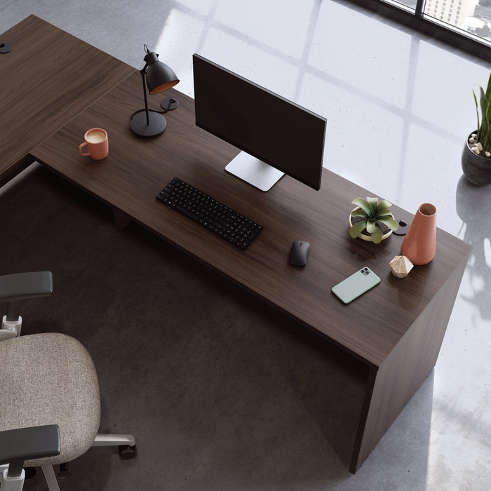Affirm 59.06\" Commercial Grade Office Desk - Noble Elm