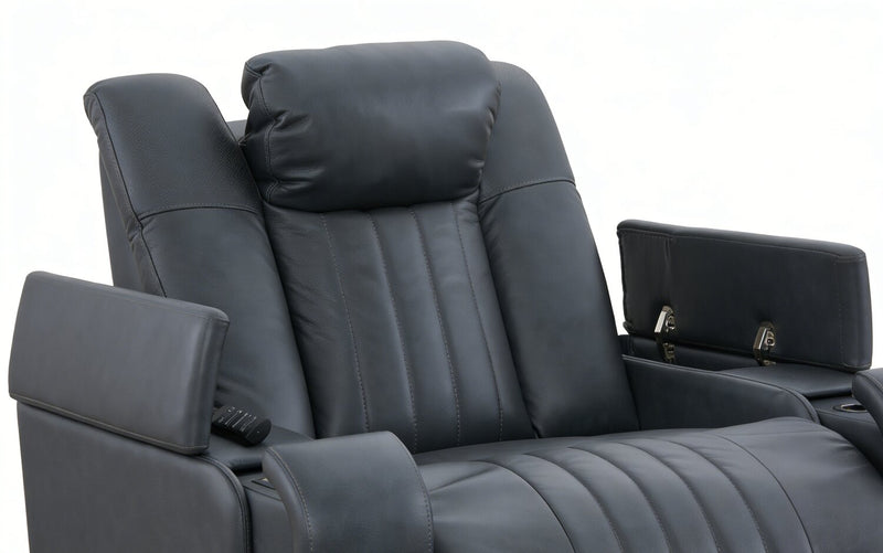 Diesel 48\" Power Reclining Massage Chair with Sound System – Black 