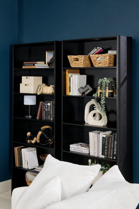 William 31.5\" 6-Shelf Bookcase - Black 