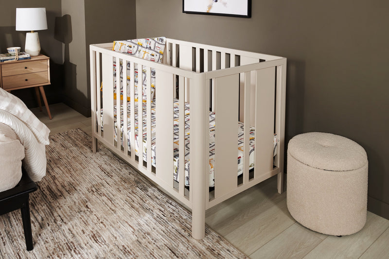 Little Seeds Skyler Baby Crib - Sharkey Grey 