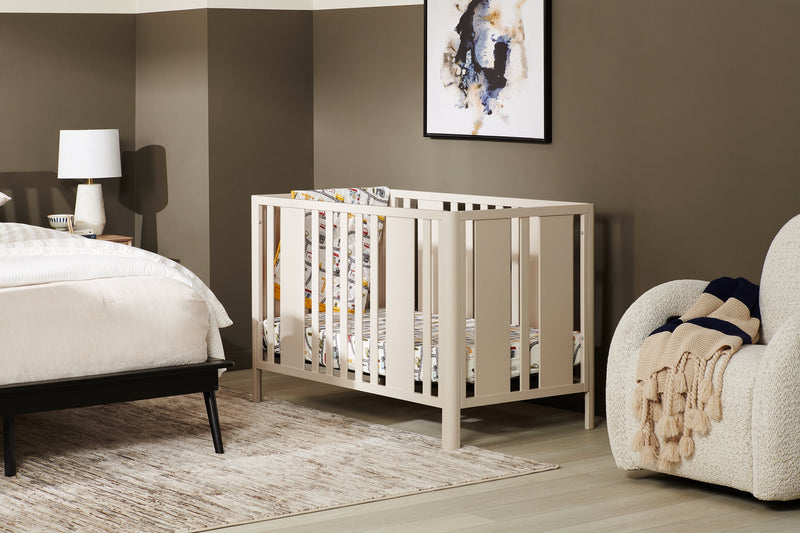 Little Seeds Skyler Baby Crib - Sharkey Grey 