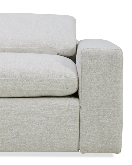Sky Modular 6-Piece Fabric Power Reclining Sectional with Reclining Armless Chair - Nathan Wheat