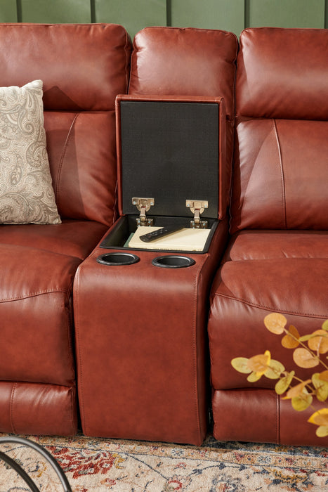 Sorrento 6-Piece Genuine Leather Sectional
