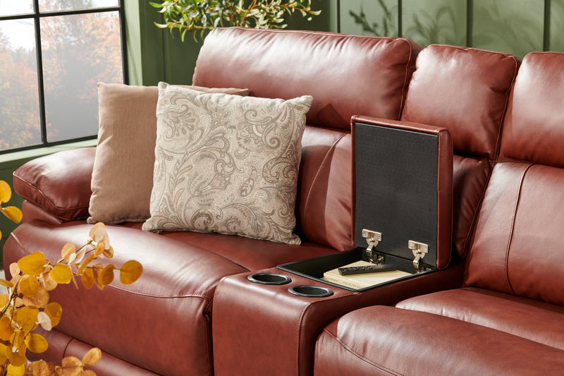 Sorrento 6-Piece Genuine Leather Sectional