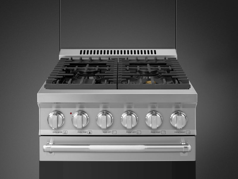 Smeg 2.8 Cu. Ft. Professional Gas Range - SPR24UGGX
