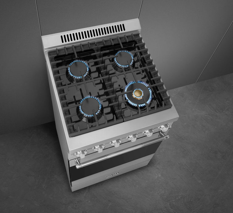 Smeg 2.8 Cu. Ft. Professional Gas Range - SPR24UGGX