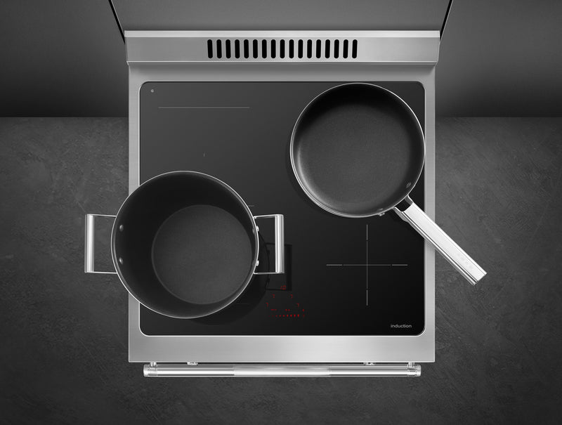 Smeg 2.8 Cu. Ft. Professional Induction Range - SPR24UIMX