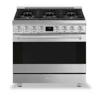 Smeg 4.6 Cu. Ft. Professional Gas Range - SPR36UGMX