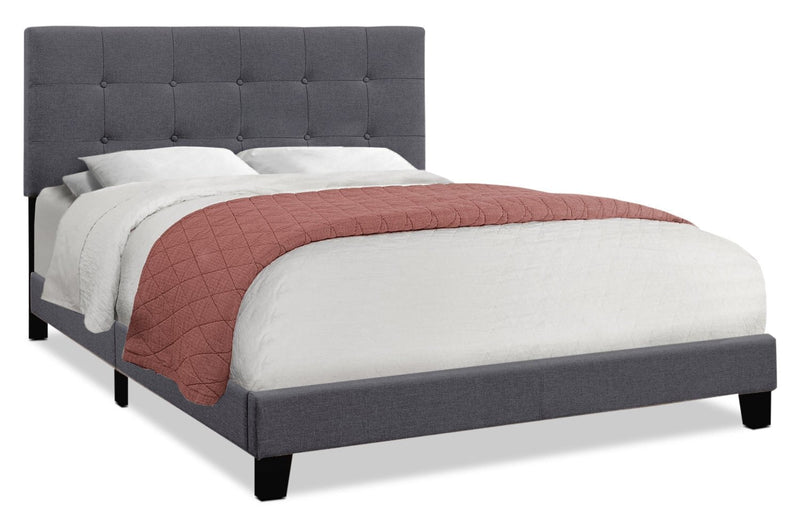 Tara Queen Bed – Grey