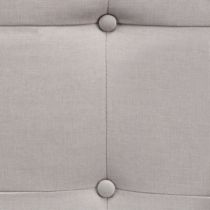 Tara Queen Bed - Beige