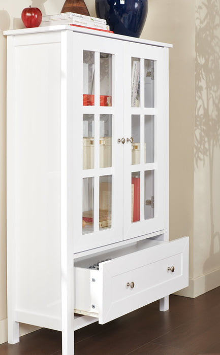 Tessa 31.5\" Storage Accent Cabinet – White 