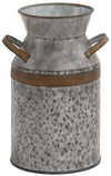 Metal Galvanized Milk Can – 8\" x 12\"