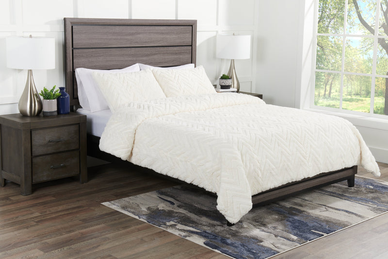 Tilda 3-Piece King Comforter Set - White  