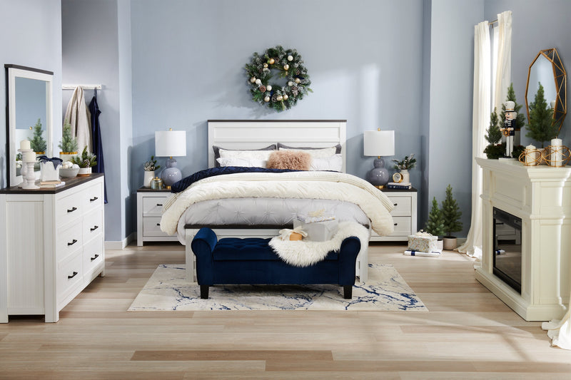 Tilda 3-Piece Full/Queen Comforter Set - White 