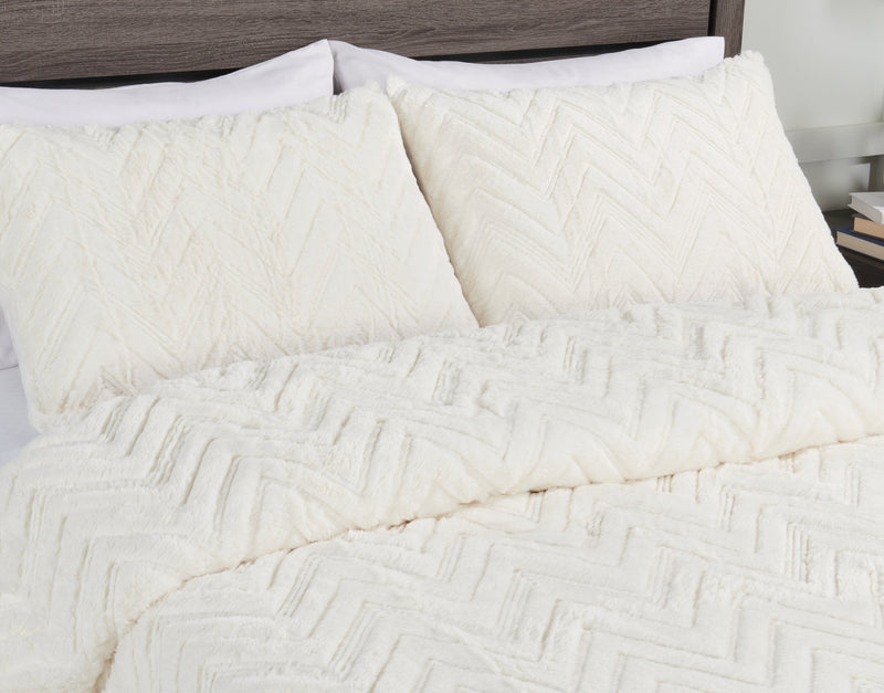 Tilda 3-Piece King Comforter Set - White  