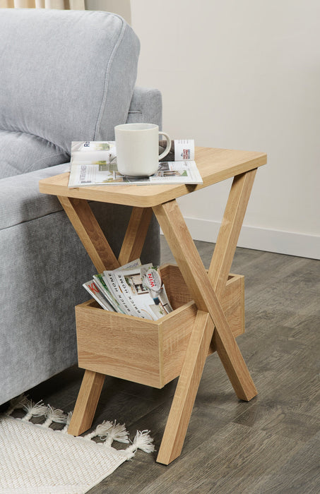 Torry Chairside Table - Taupe 