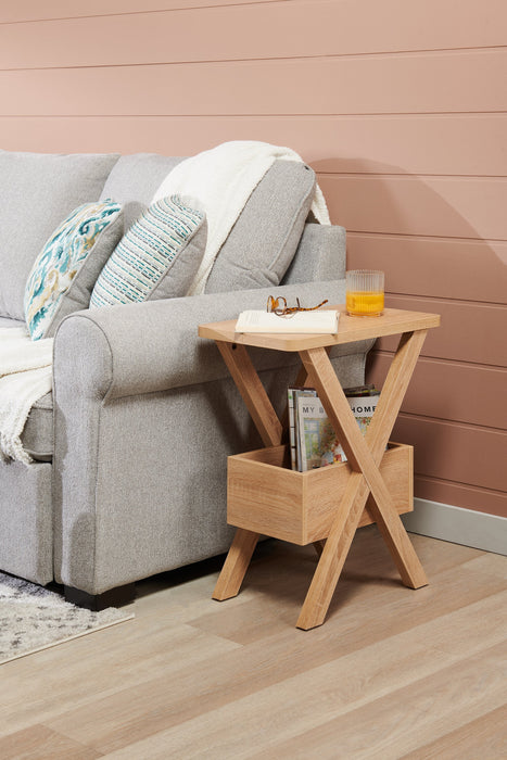 Torry Chairside Table - Taupe 