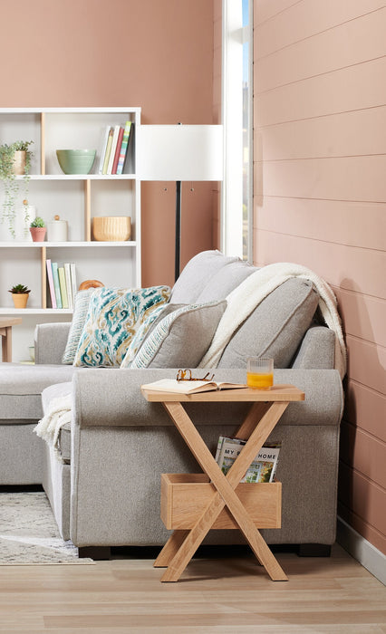 Torry Chairside Table - Taupe 