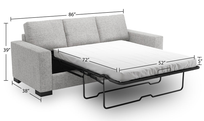 Sofa Lab Track Sofa Bed - Luna Domino