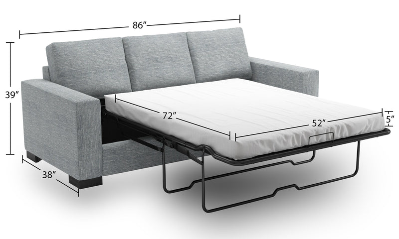 Sofa Lab Track Sofa Bed - Luna Pewter