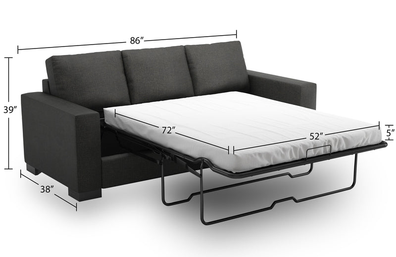 Sofa Lab Track Sofa Bed - Luna Kohl