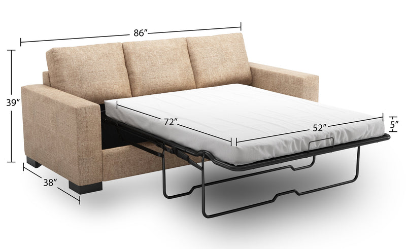 Sofa Lab Track Sofa Bed - Luxury Taupe