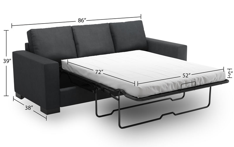 Sofa Lab Track Sofa Bed - Pax Pepper