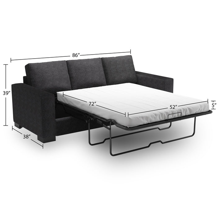 Sofa Lab Track Sofa Bed - Luxury Charcoal