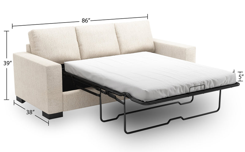 Sofa Lab Track Sofa Bed - Luxury Sand