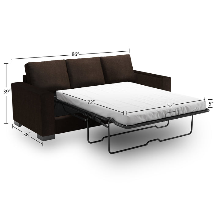 Sofa Lab Track Sofa Bed - Luxury Chocolate