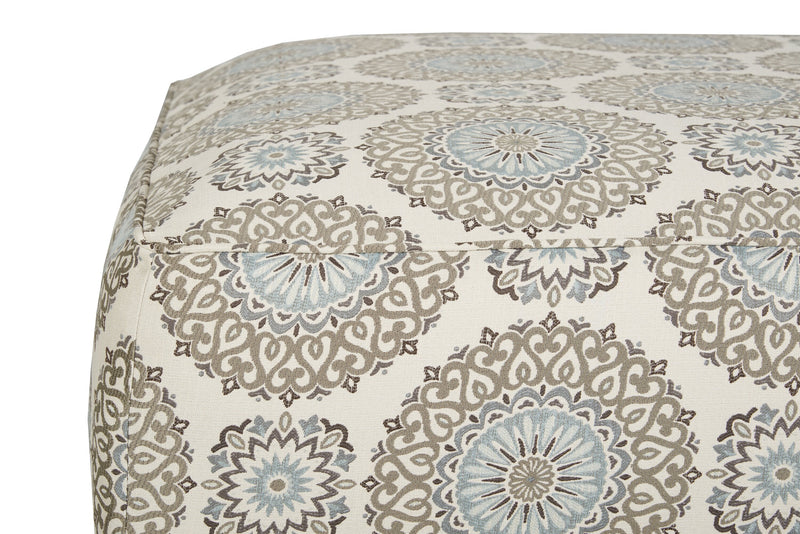 Tula Fabric Accent Ottoman - Twilight