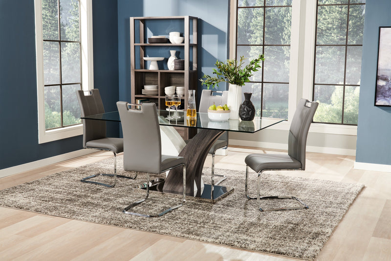 Tuxedo 5-Piece Dining Package – Grey