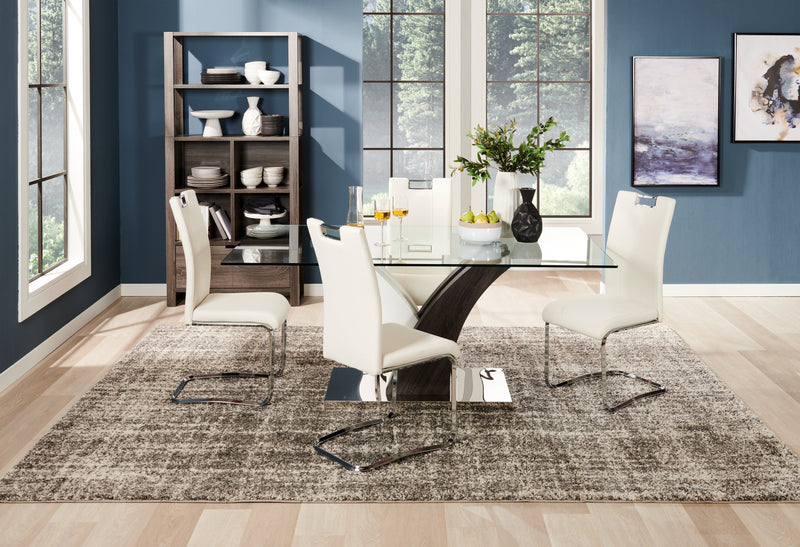 Tuxedo 5-Piece Dining Package - White