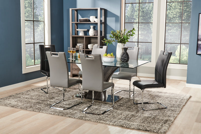 Tuxedo Dining Chair – Black