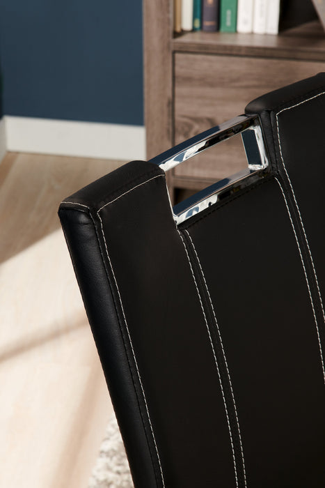 Tuxedo Dining Chair – Black