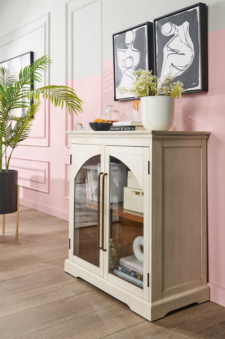 Twyla Solid Wood Accent Cabinet - White