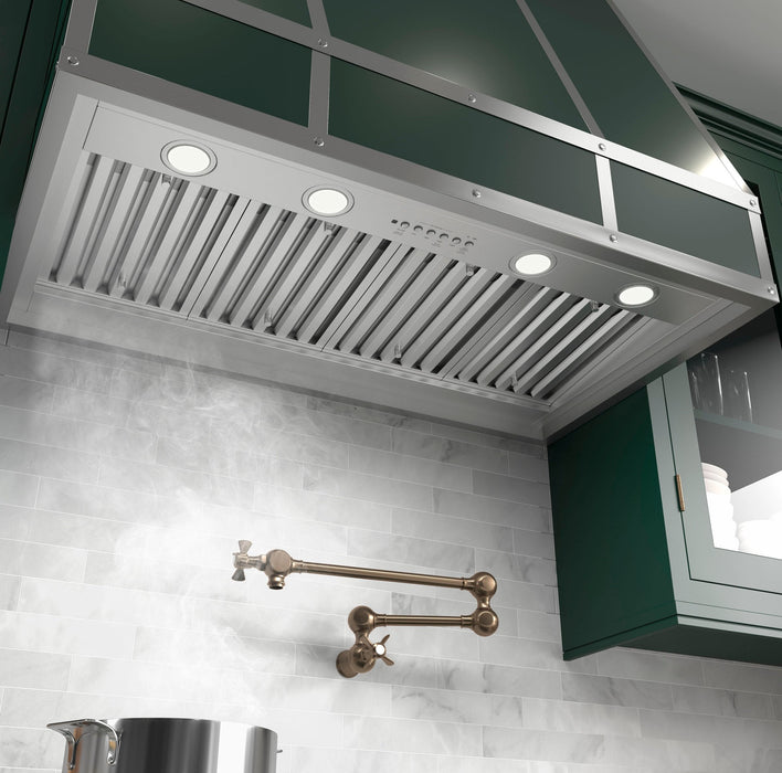 GE 48\" Smart Custom Hood Insert - Stainless Steel - UVC9480SLSS
