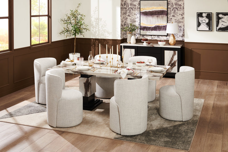 Zola Upholstered Dining Chair - Cloud