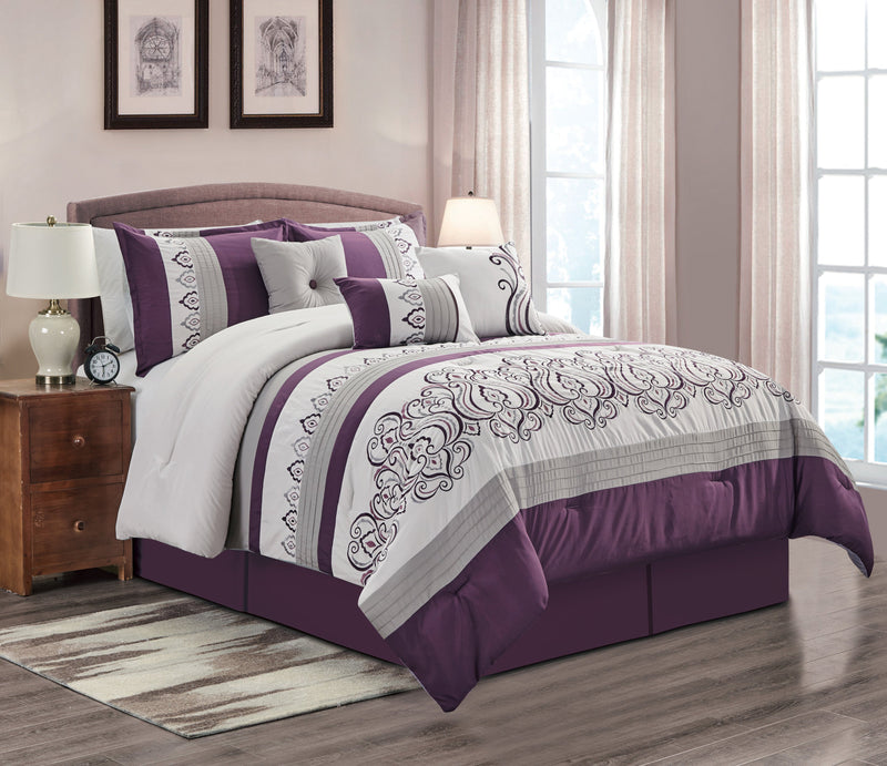 Venice 7-Piece King Comforter Set  