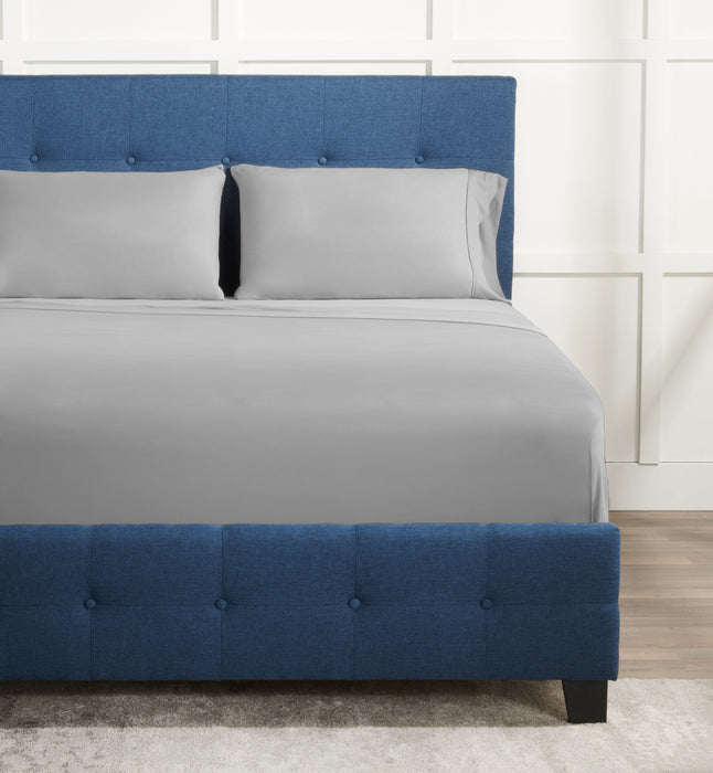 BEDGEAR Ver-Tex™ Performance 5-Piece King Split Sheet Set - Light Grey 