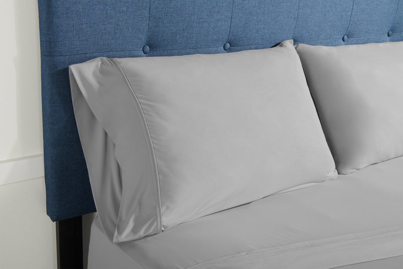 BEDGEAR Ver-Tex™ Performance 4-Piece Queen Sheet Set - Light Grey 