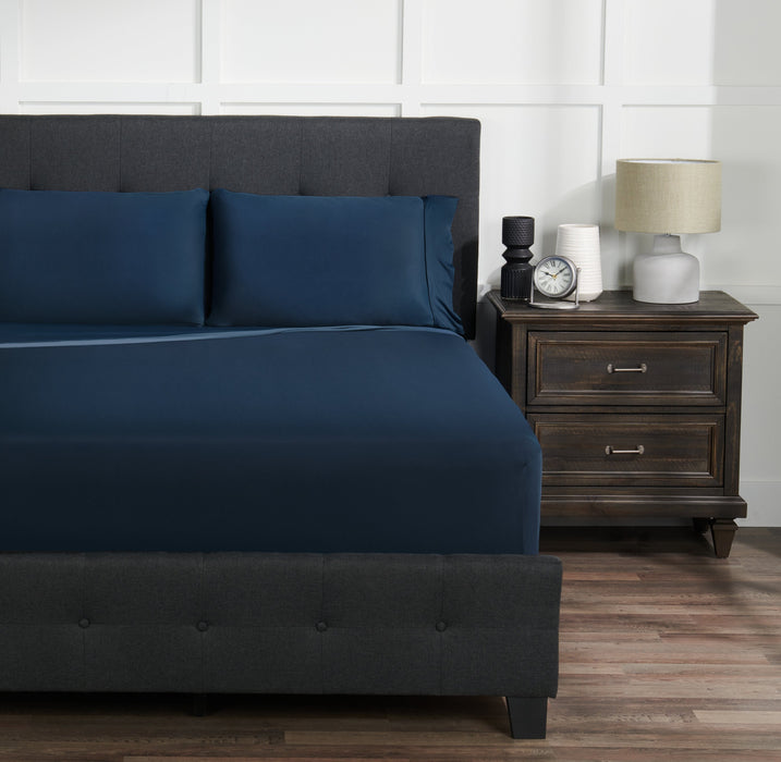 BEDGEAR Ver-Tex™ Performance 4-Piece Queen Sheet Set - Navy 
