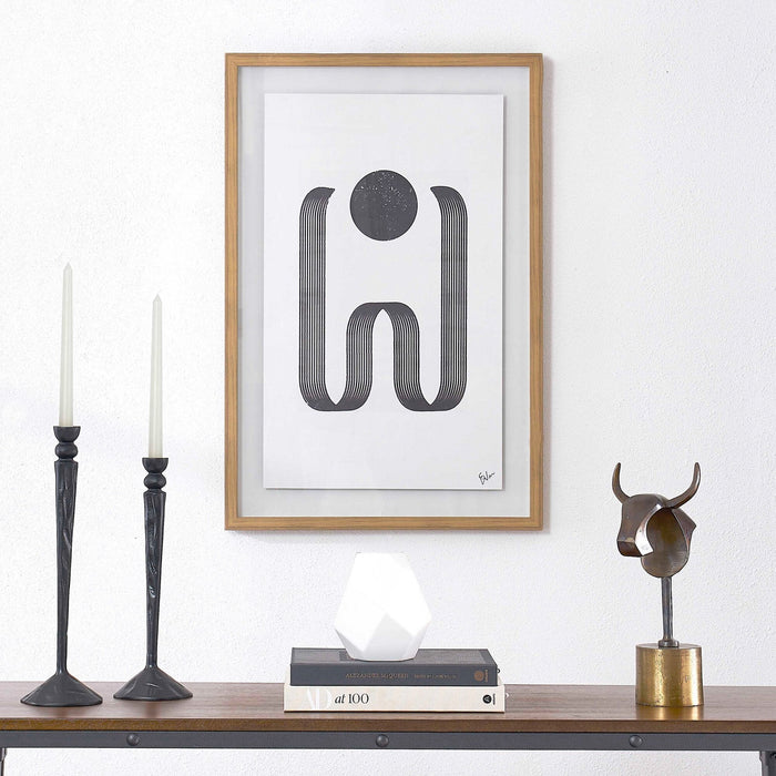 Framed Serpentine Print II - 24” x 36”