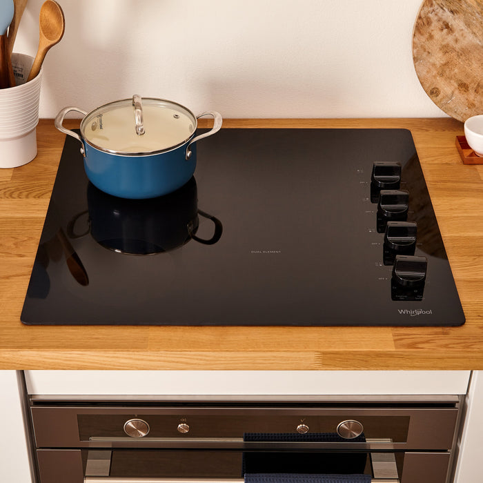 Whirlpool 24-Inch Compact Electric Ceramic Glass Cooktop - WCE55US4HB