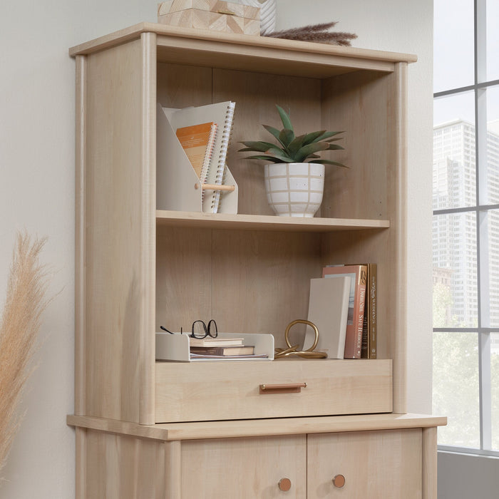 Whitaker Point 31.5\" Library Hutch with Drawer - Natural Maple