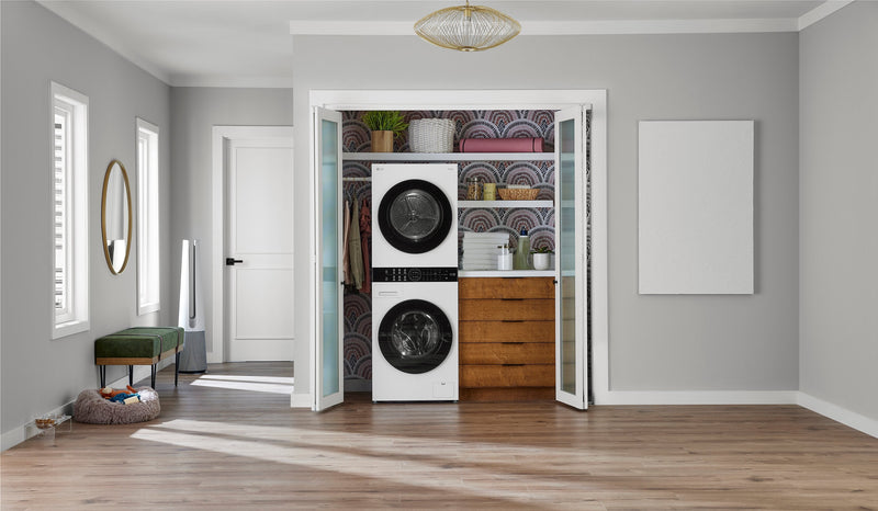 LG WashTower™ with 2.4 Cu. Ft. Washer and 4.2 Cu. Ft. Ventless HeatPump™ Dryer - WKHC152HWA