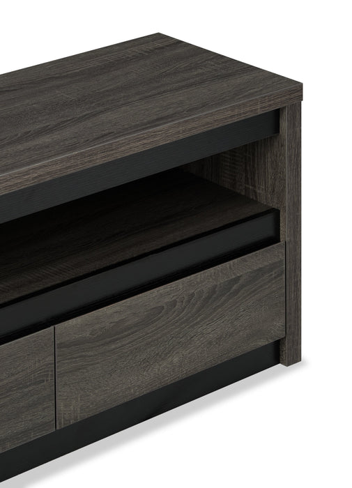 Walker 62\" TV Stand with Storage and Cable Management for TVs up to 70\"- Distressed Grey