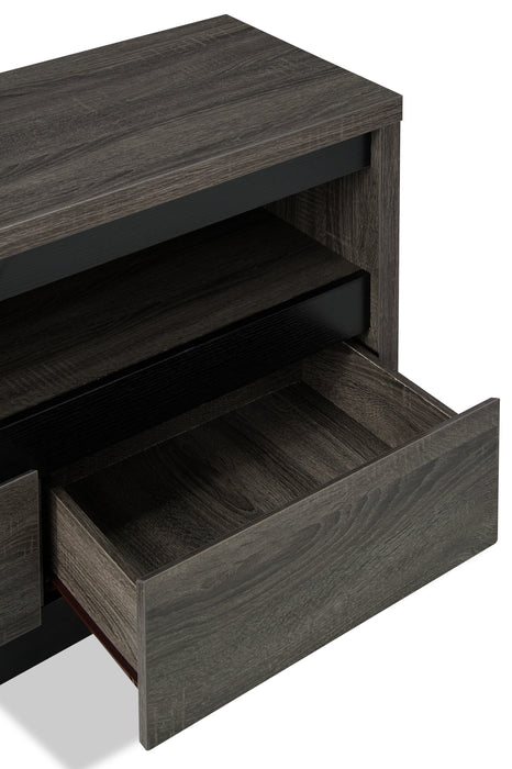Walker 62\" TV Stand with Storage and Cable Management for TVs up to 70\"- Distressed Grey