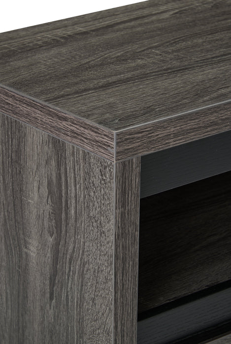 Walker 62\" TV Stand with Storage and Cable Management for TVs up to 70\"- Distressed Grey