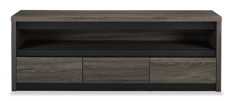 Walker 62\" TV Stand with Storage and Cable Management for TVs up to 70\"- Distressed Grey
